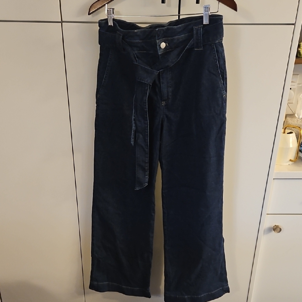 J. Crew Blue Flare Wide Leg Jeans
